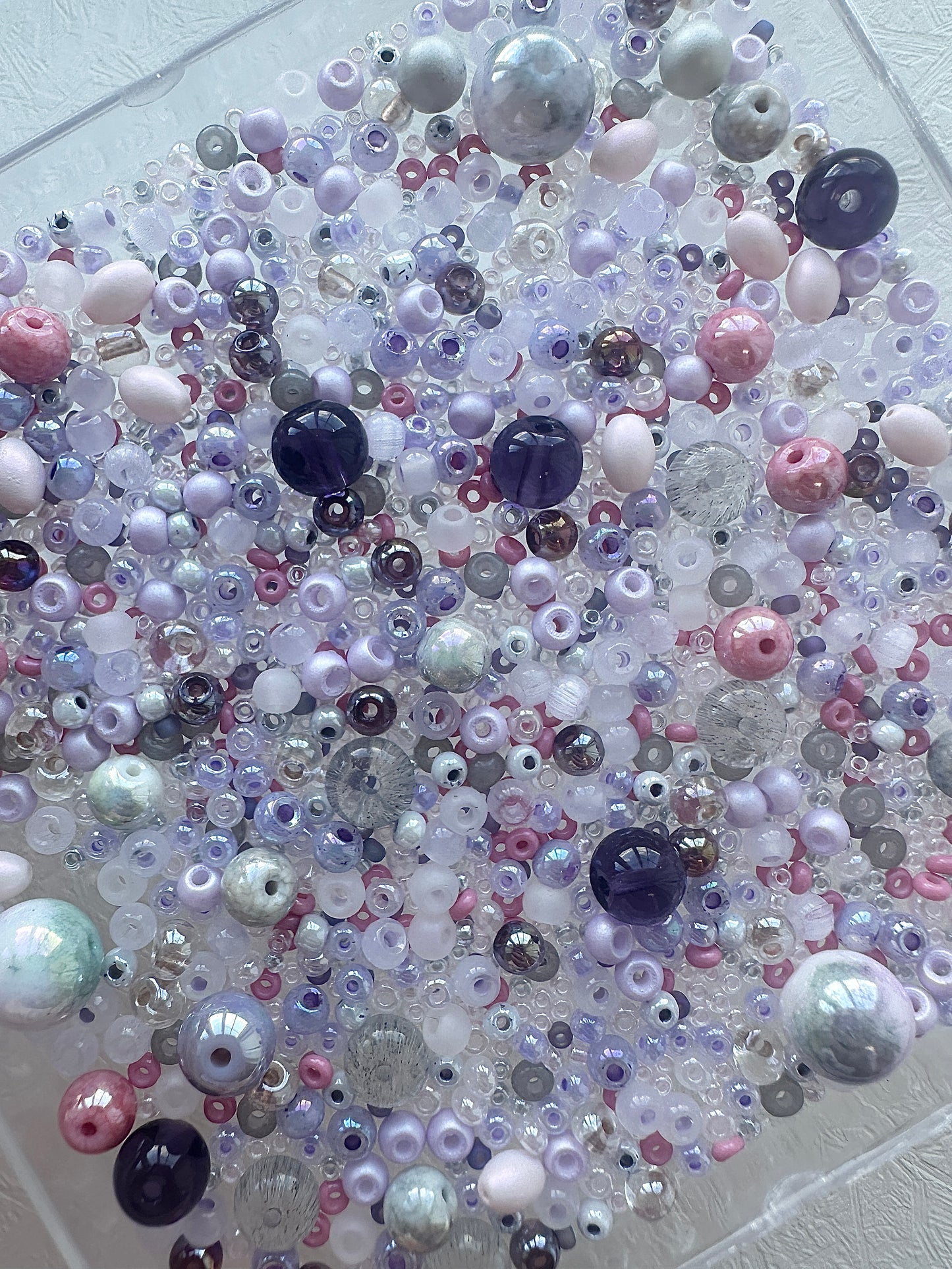 Mixed Beads Soup 50g/Purple and Lilac