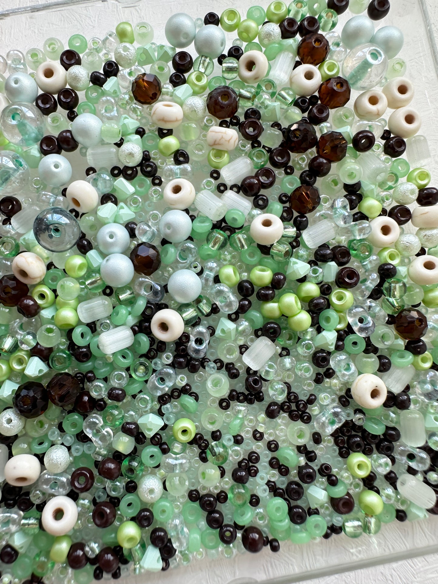 Mixed bead 50g/beads soup/mint and chocolate