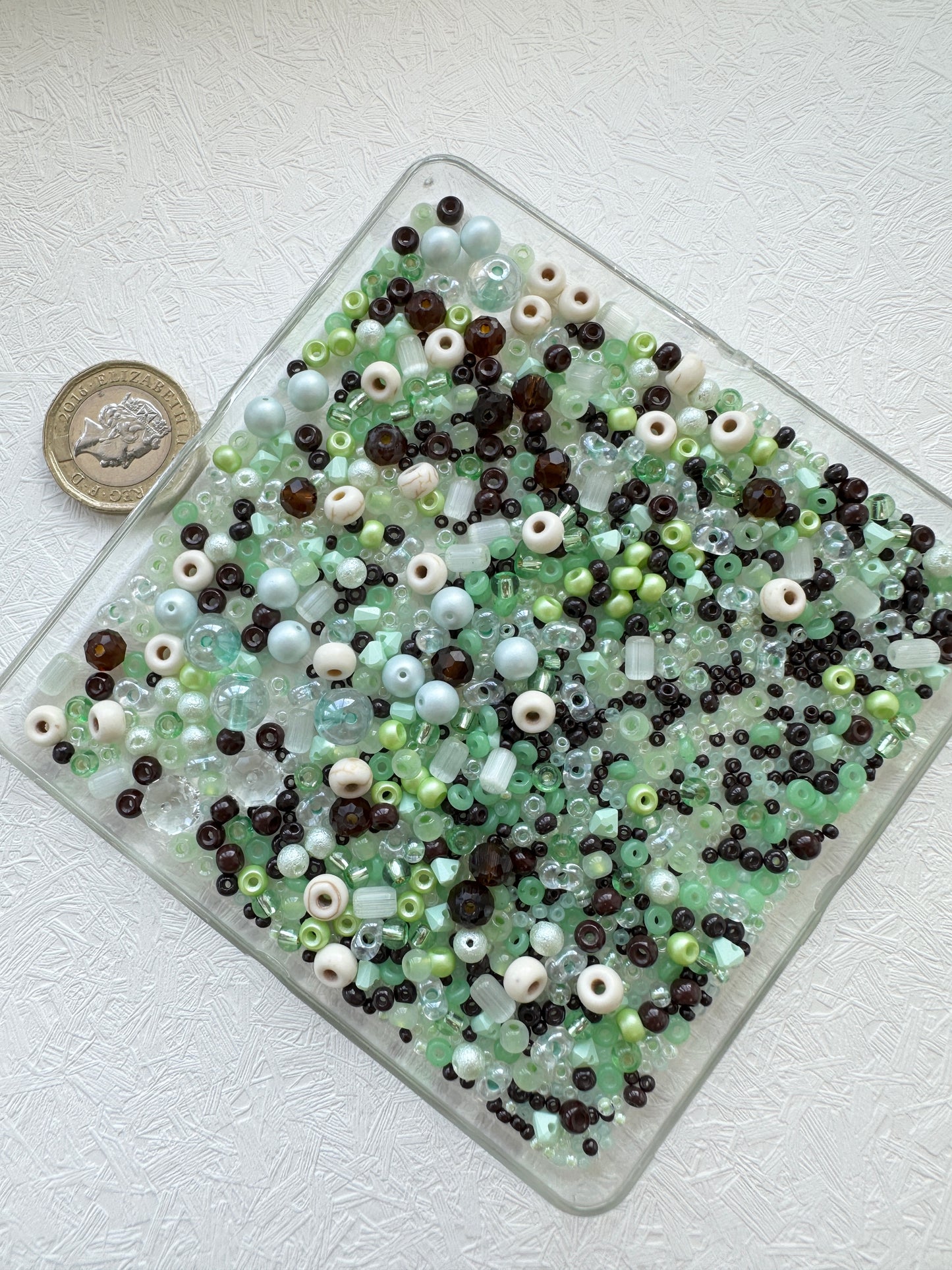 Mixed bead 50g/beads soup/mint and chocolate
