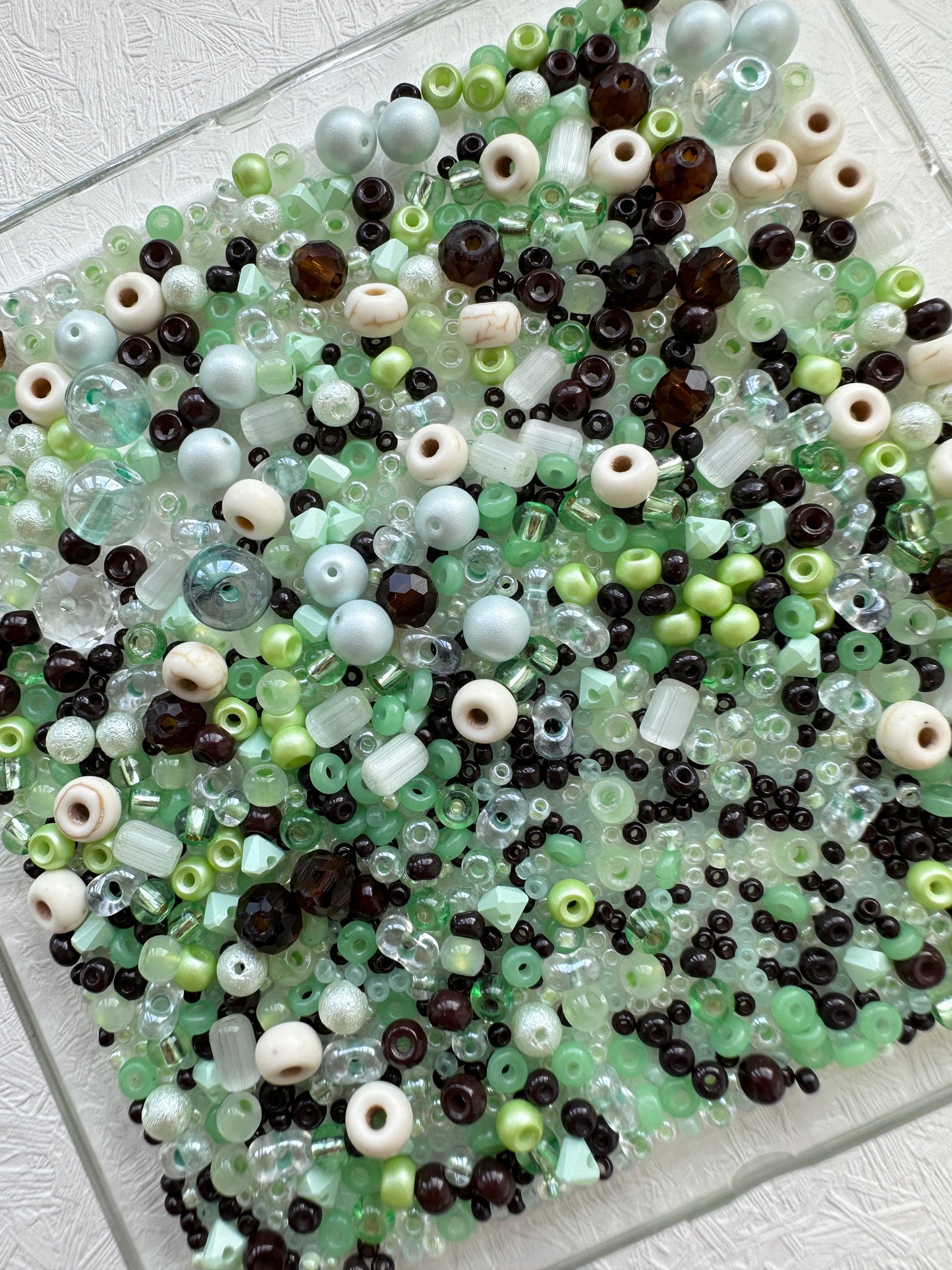 Mixed bead 50g/beads soup/mint and chocolate