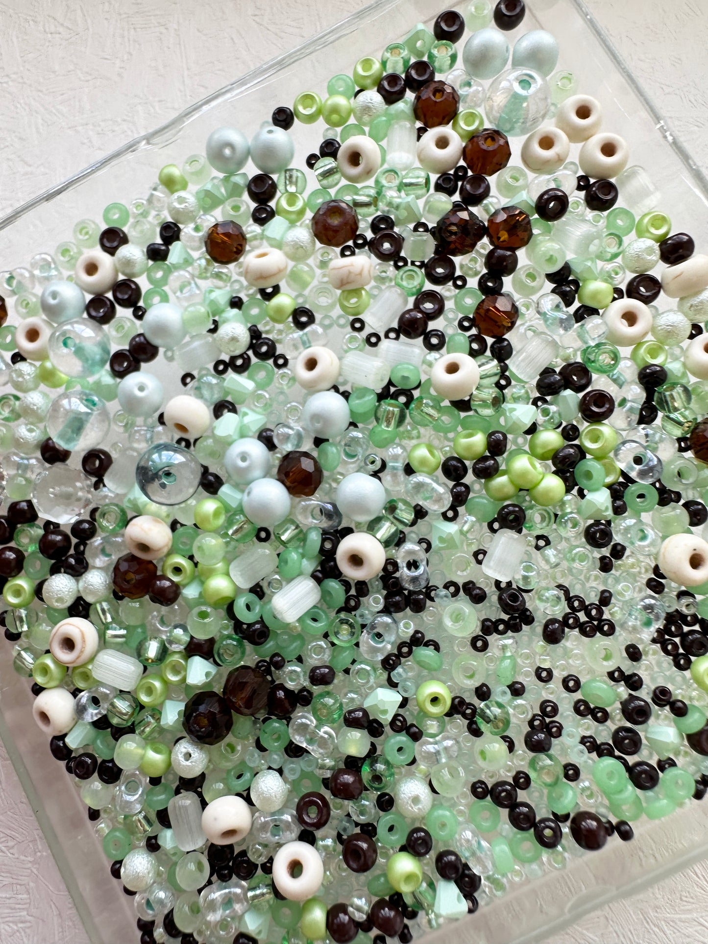 Mixed bead 50g/beads soup/mint and chocolate