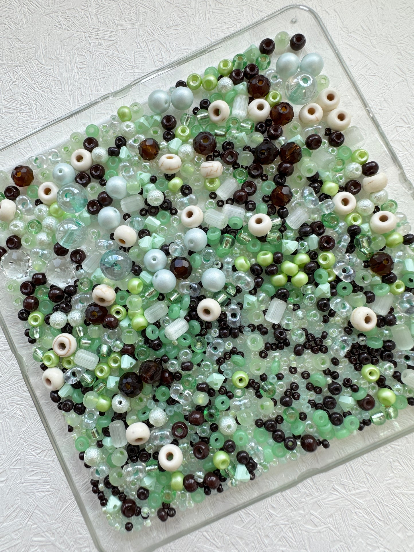 Mixed bead 50g/beads soup/mint and chocolate