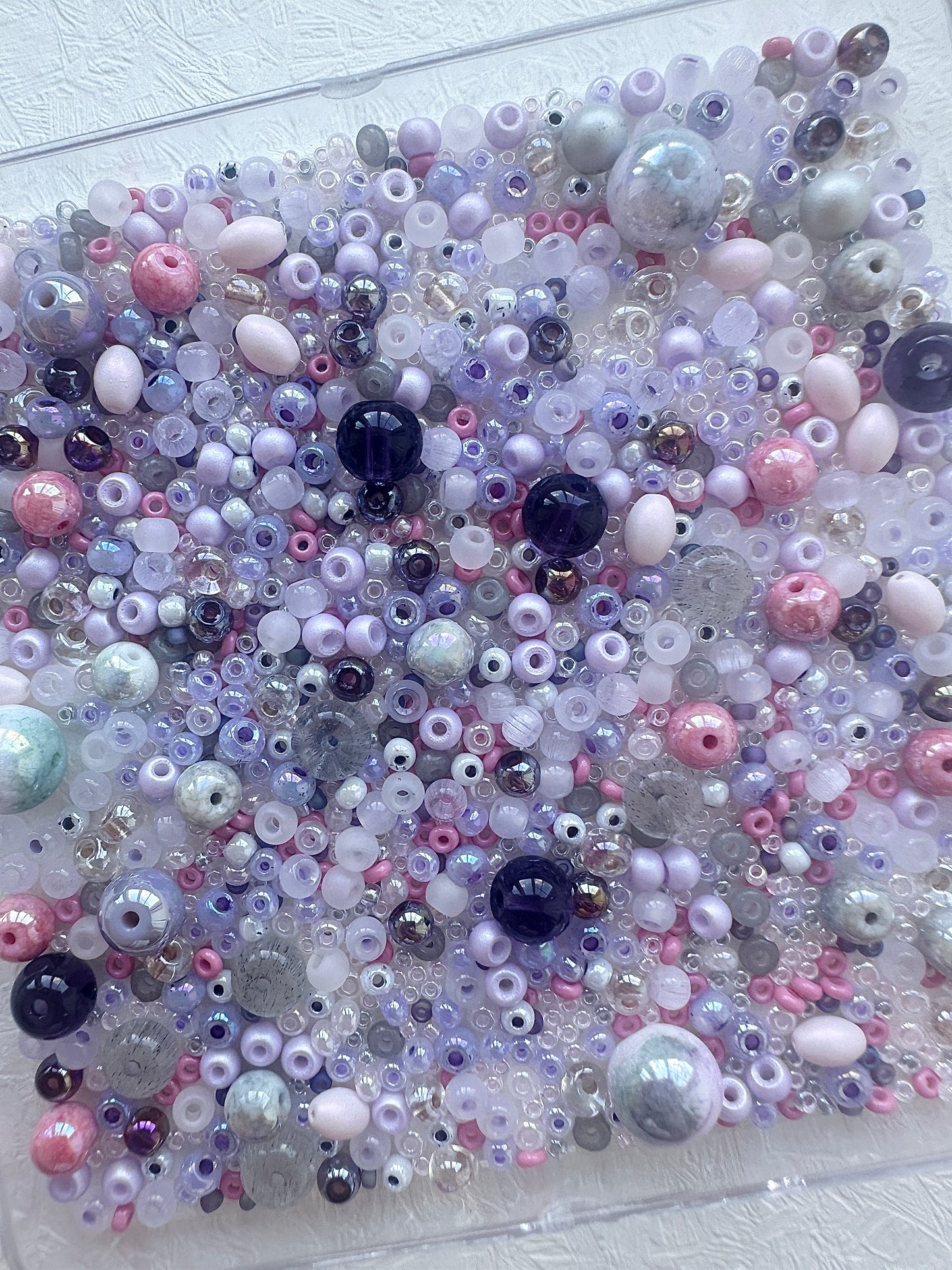 Mixed Beads Soup 50g/Purple and Lilac