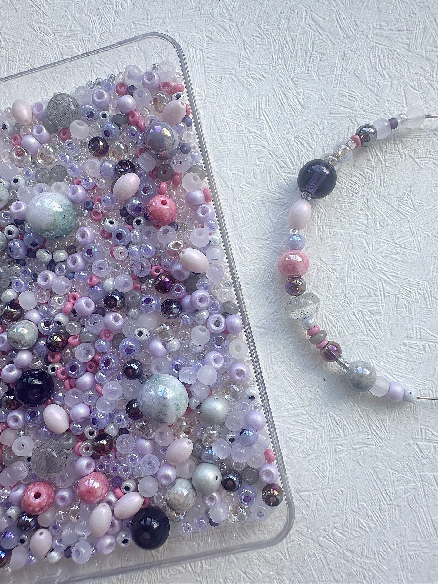 Mixed Beads Soup 50g/Purple and Lilac