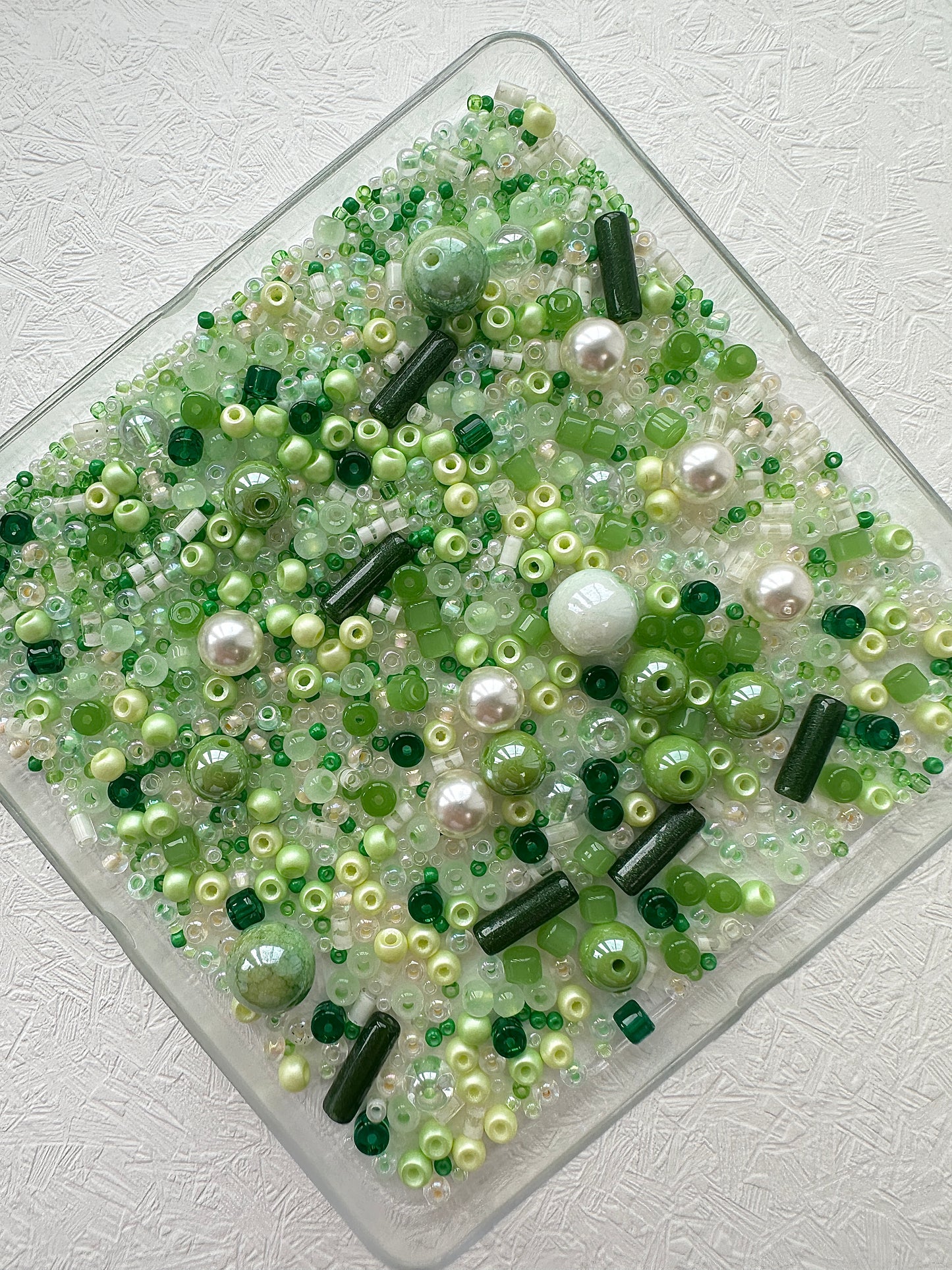 Mixed Bead Soup 50g / Green