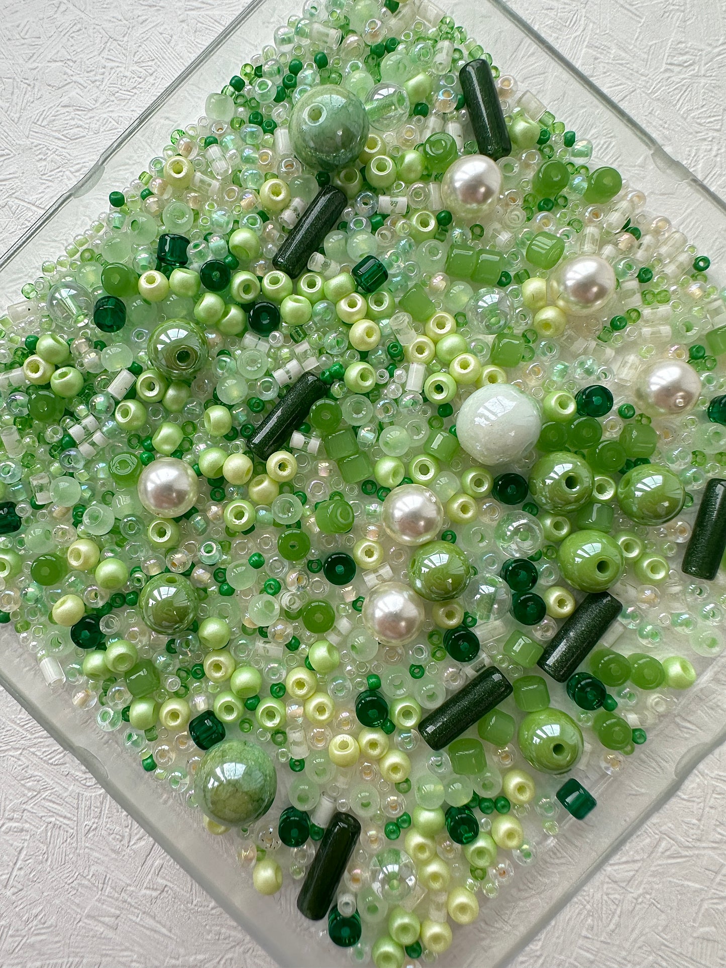 Mixed Bead Soup 50g / Green