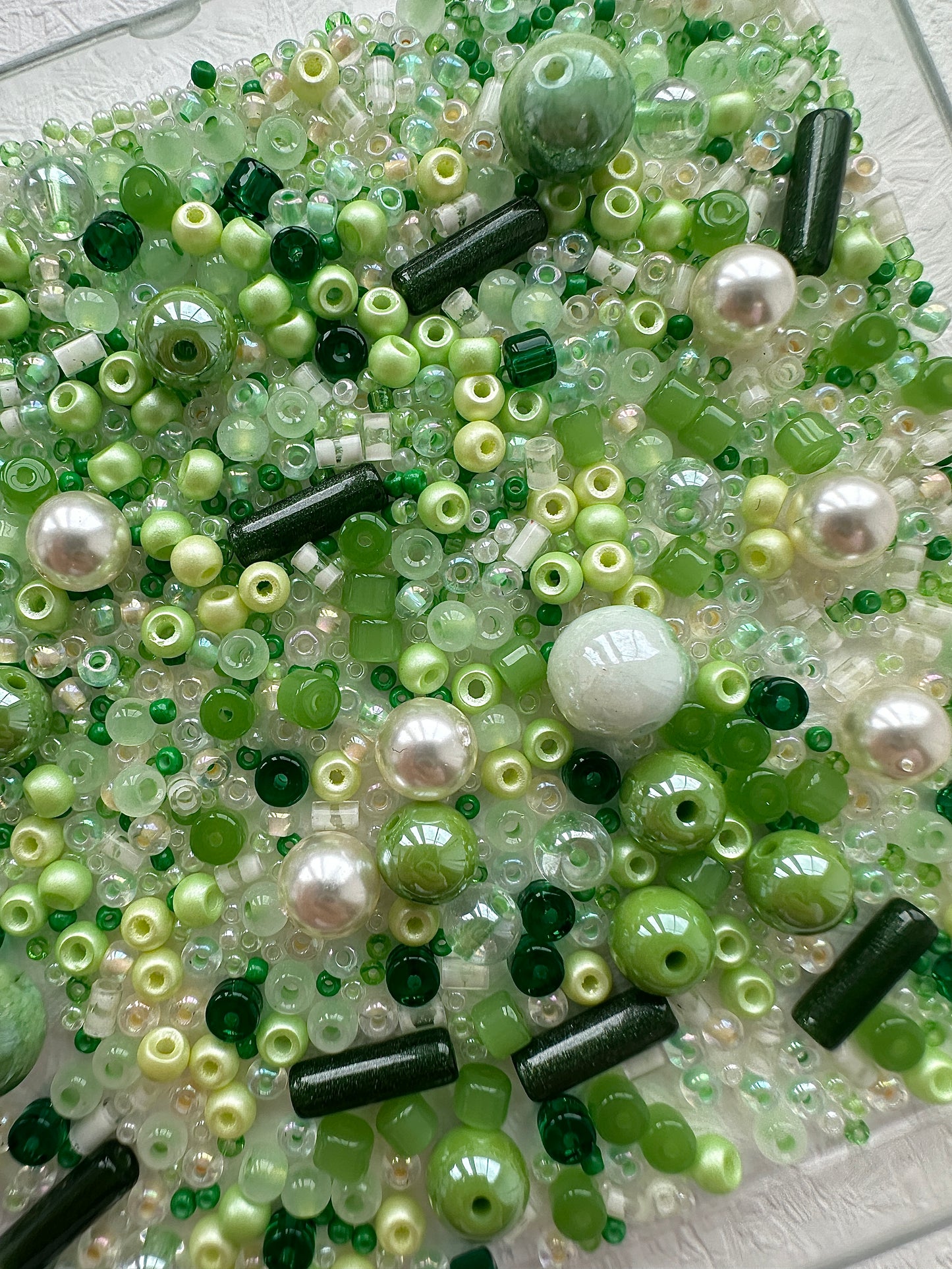Mixed Bead Soup 50g / Green