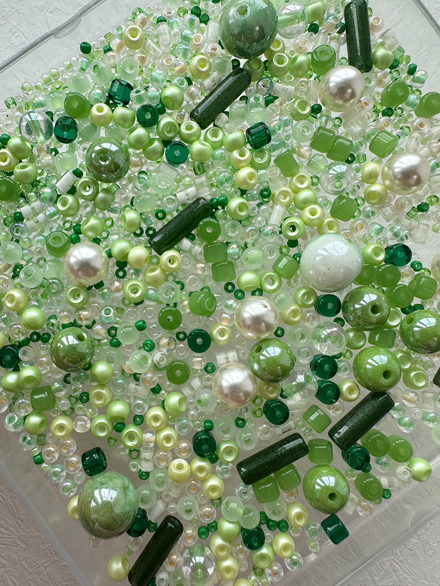 Mixed Bead Soup 50g / Green