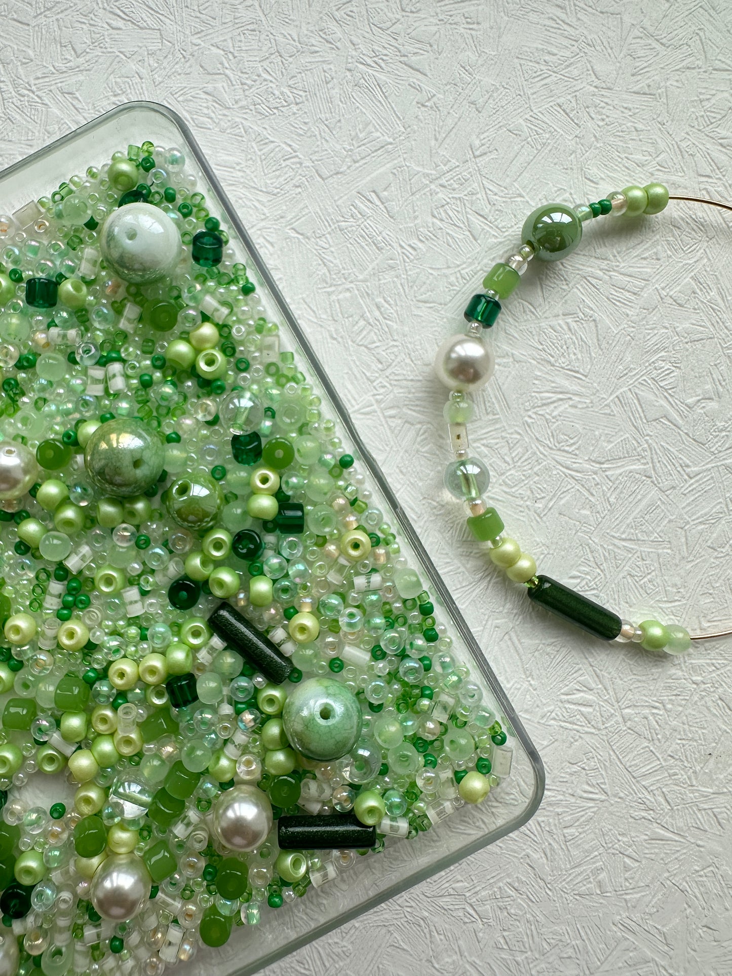 Mixed Bead Soup 50g / Green