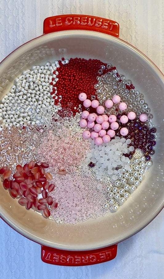 Rose Whisper 50/100g  Mixed Beads