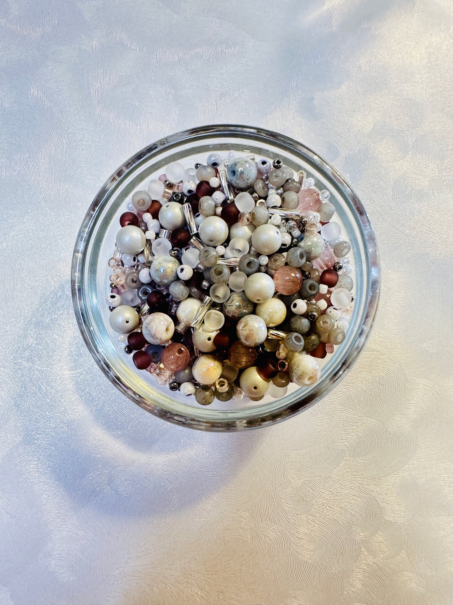 Moonlight Lavender 50/100g Mixed Beads