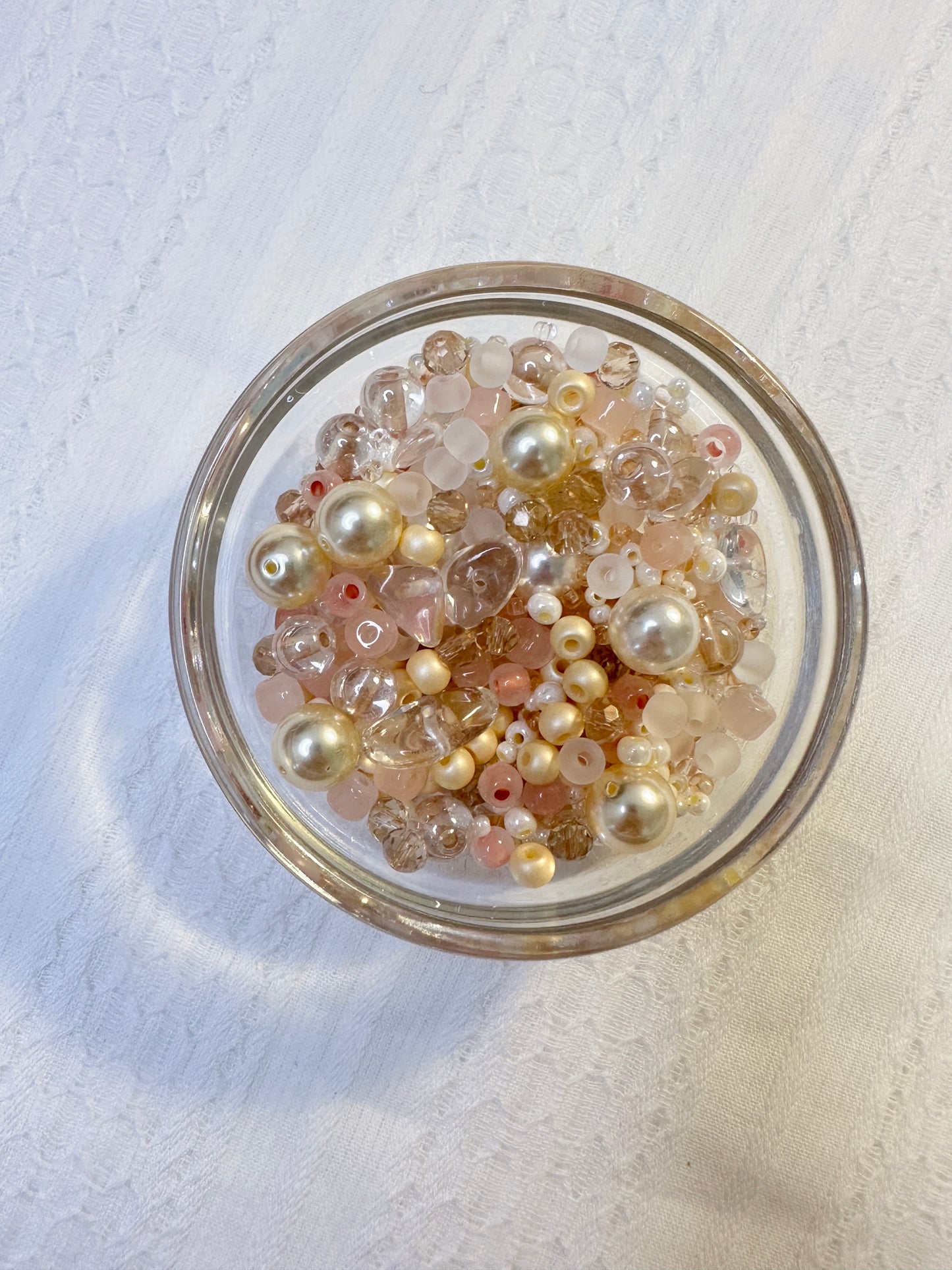 Champagne Cream 50/100g Mixed Beads